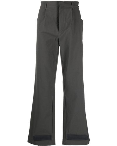 GR10K Mid-rise Touch-strap Pants - Gray