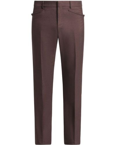 Tom Ford Straight-leg Tailored Trousers - Brown