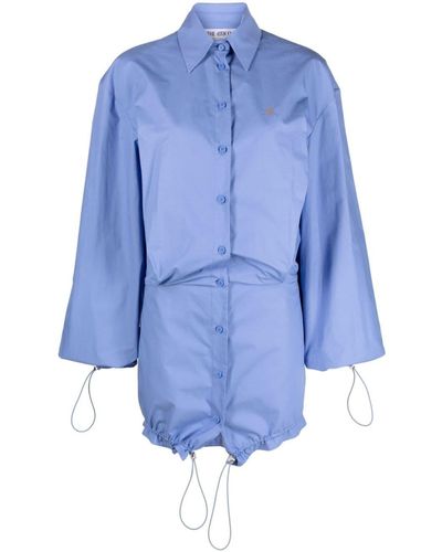 The Attico Klassisches Hemdkleid aus Baumwolle - Blau