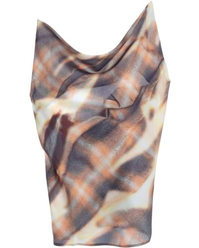 Y. Project Abstract-print Camisole - Orange
