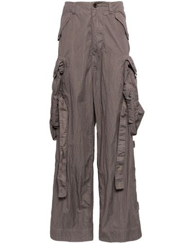 Julius Cargo Cotton Blend Trousers - Grey