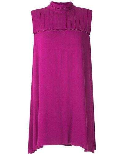 Olympiah Hagia Pleat-detail Dress - Pink