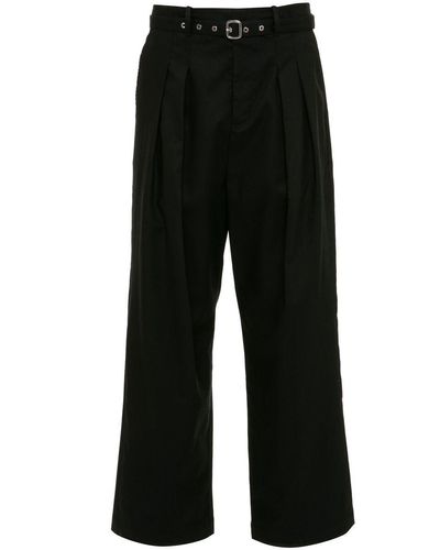 JW Anderson Wide-leg Tailored Pants - Black