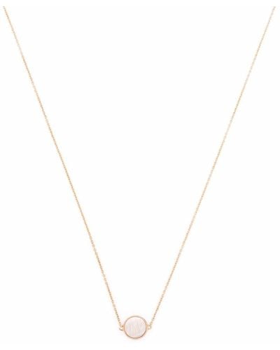 Ginette NY 18kt Ever Rotgoldhalskette - Pink