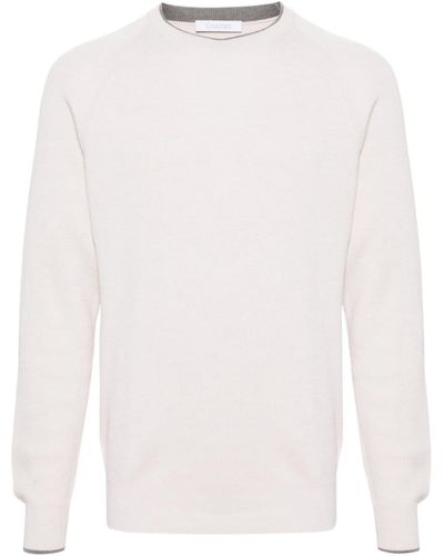 Cruciani Pullover mit rundem Ausschnitt - Weiß