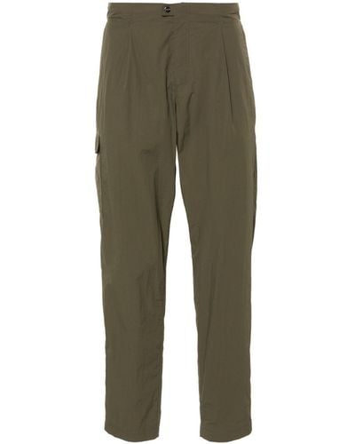 Herno Pleat-detail Lightweight Pants - Green