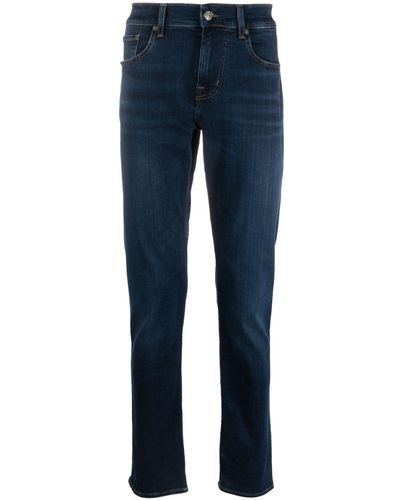 7 For All Mankind テーパード スキニージーンズ - ブルー