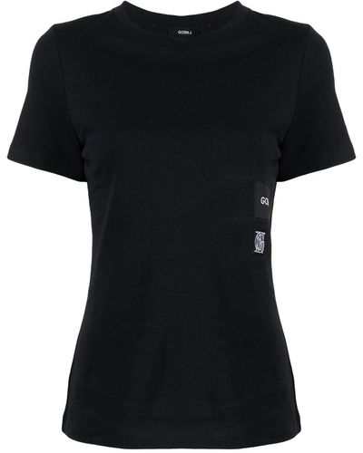 Goen.J ロゴ Tシャツ - ブラック