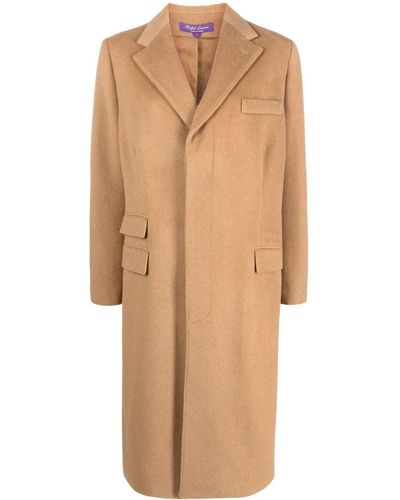 Ralph Lauren Collection Beatrisa Mid-length Coat - Natural