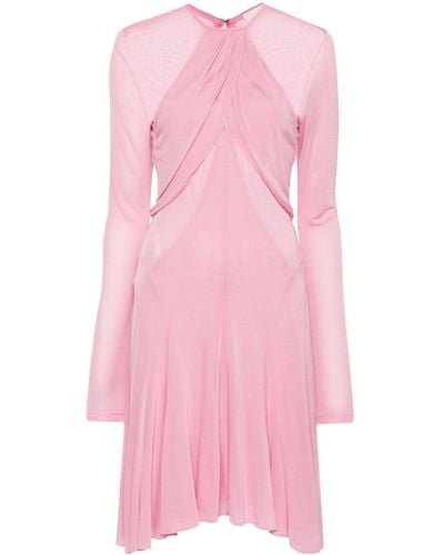 Isabel Marant Rosema Draped Mini Dress - Pink