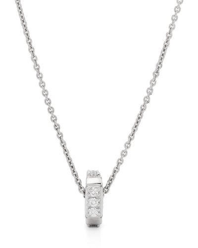 Eera 18kt White-gold Dado Diamond Necklace - Metallic