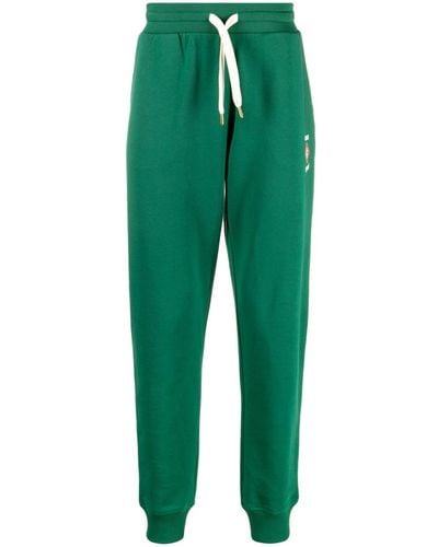 Casablancabrand Logo Organic Cotton Sweatpants - Green