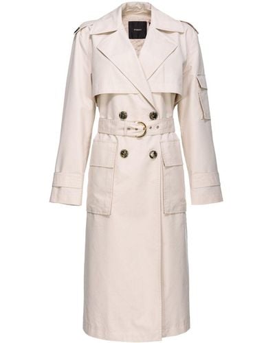 Pinko Coats > trench coats - Neutre