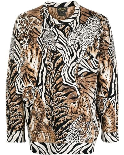 Camilla Mixed-animal Print Sweater - Multicolour