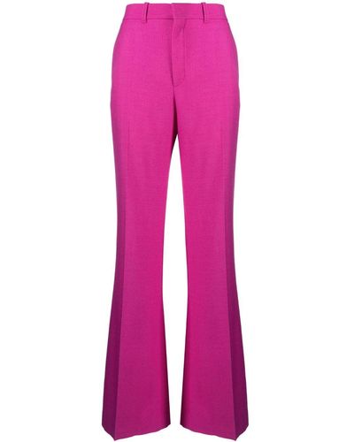 Chloé Tailored Concealed-front Pants - Pink