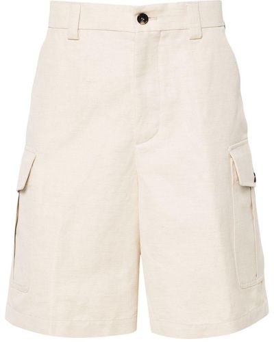 Loro Piana Bizen Cargo-Shorts aus Canvas - Weiß