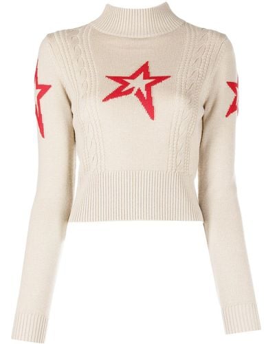 Perfect Moment Star-print Sweater - Brown