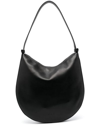 Aesther Ekme Soft Hobo Leather Tote Bag - Black