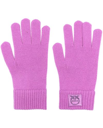 Pinko Handschuhe aus Kaschmir - Pink