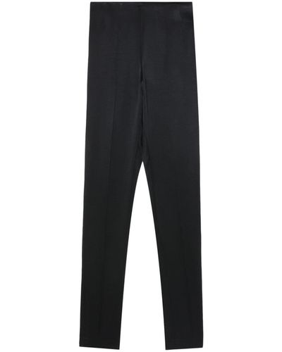 Matériel High-waist Zip-fastening Trousers - Blue