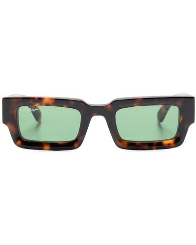 Off-White c/o Virgil Abloh Lecce Rectangle-frame Sunglasses - Green