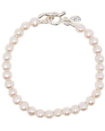 Dower & Hall Freshwater Pearl Bracelet - White