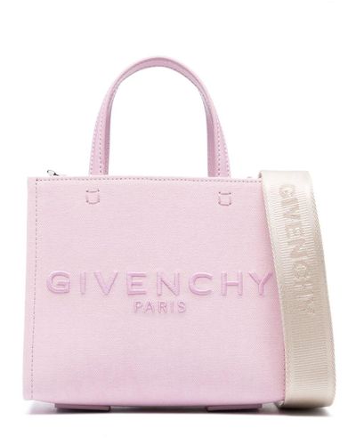 Givenchy Mini G Shopper Met Geborduurd Logo - Roze