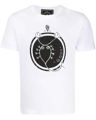 10 Corso Como T-Shirt mit Skorpion-Print - Weiß