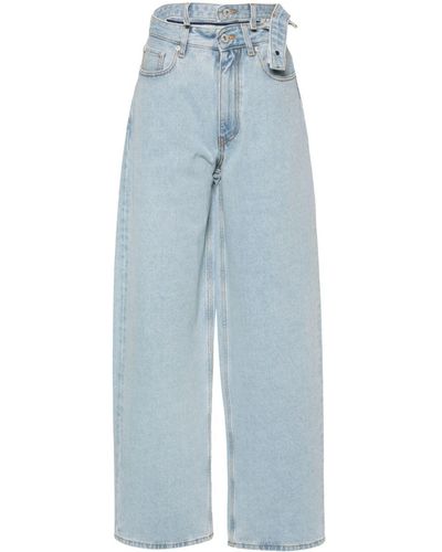 Y. Project Jeans a gamba ampia - Blu
