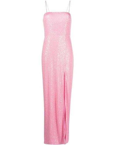 ROTATE BIRGER CHRISTENSEN Sequin-embellished Maxi Dress - Pink