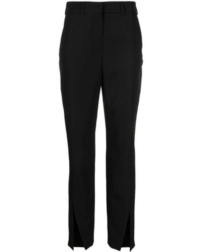 Balmain Broek Met Split - Zwart