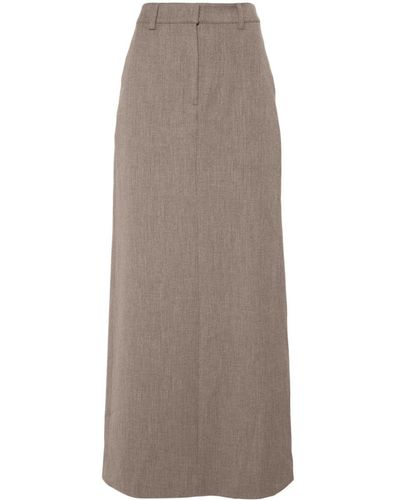 Beaufille Minter Mid-rise Pencil Skirt - Brown