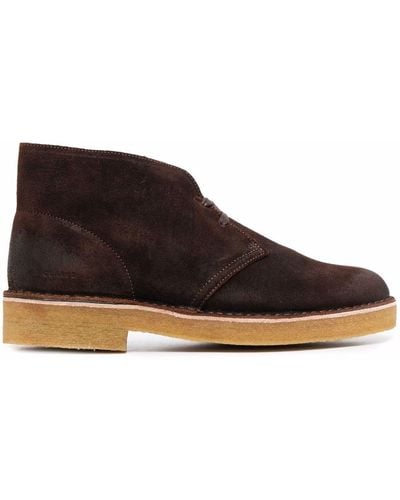 Clarks Lace-up Suede Desert Boots - Brown