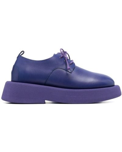 Marsèll Zapatos oxford con diseño colour block - Morado