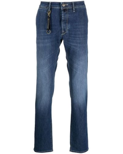 Incotex X Michele Franzese Mid-rise Slim-fit Jeans - Blue