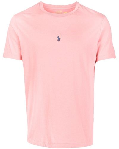 Polo Ralph Lauren Camiseta con logo bordado - Rosa