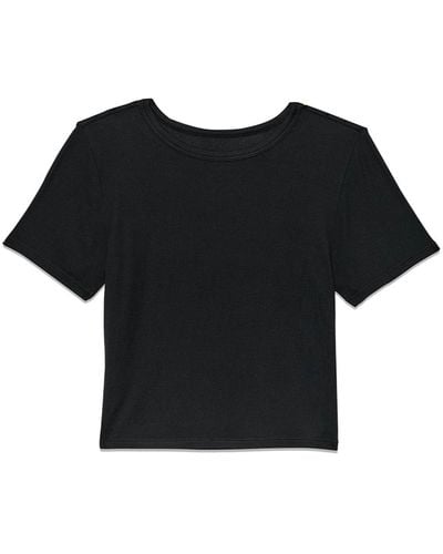Purple Brand Logo-embroidered Cotton T-shirt - Black