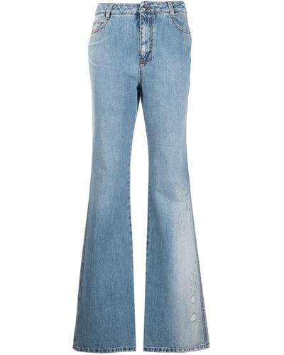 Ermanno Scervino Jeans bootcut in denim - Blu