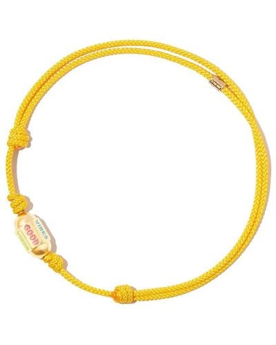 Luis Morais 14kt Yellow Gold Good Vibes Bracelet