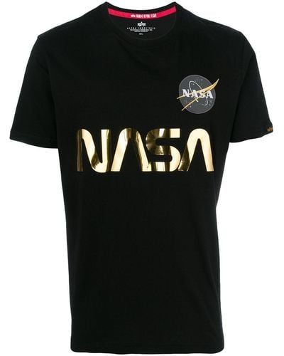Alpha Industries NASA T-Shirt - Schwarz