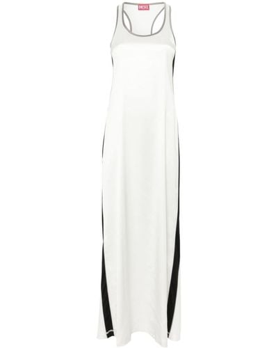 DIESEL D-arlyn Satin Maxi Dress - White