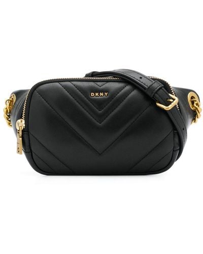 DKNY Vivian Quilted Belt Bag - Black