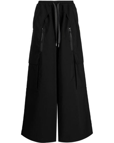 Yoshio Kubo Temple Multiple-pocket Pants - Black