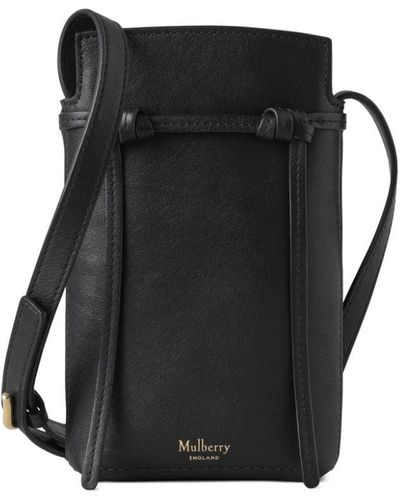 Mulberry Clovelly Leather Crossbody Bag - Black