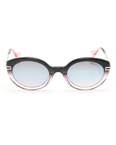Vivienne Westwood Oval-Frame Tinted Lenses Sunglasses - Multicolour