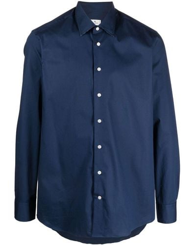 Etro Buttoned Long-sleeve Shirt - Blue