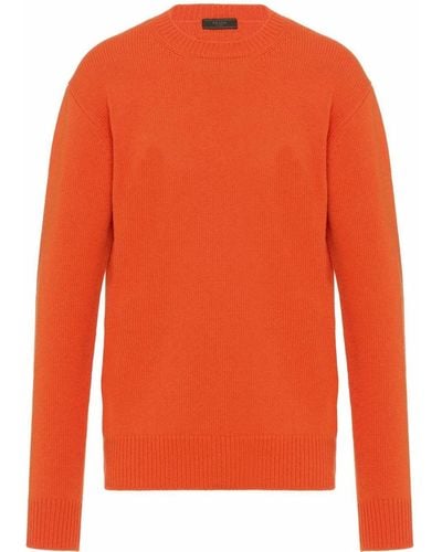Prada Knitted Cashmere Sweater - Orange