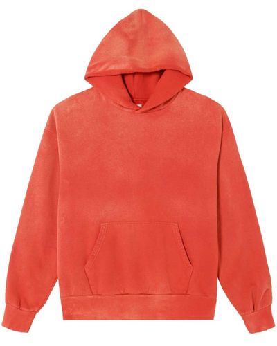 RE/DONE Modern Long-sleeve Cotton Hoodie - Red