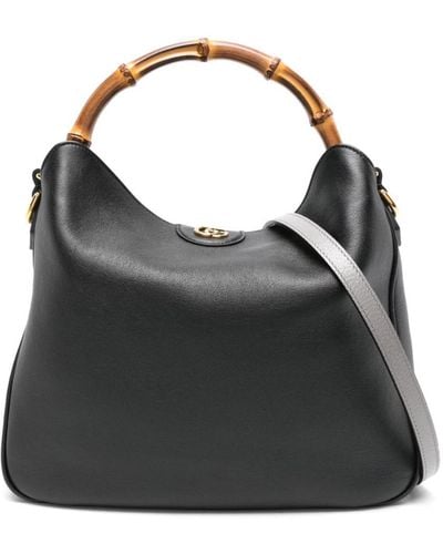 Gucci Medium Diana Tote Bag - Black