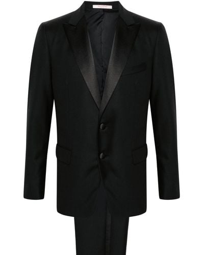 Valentino Garavani Single-breasted Wool Suit - Black